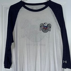 Under Armour half sleeve charged cotton heat gear shirt.